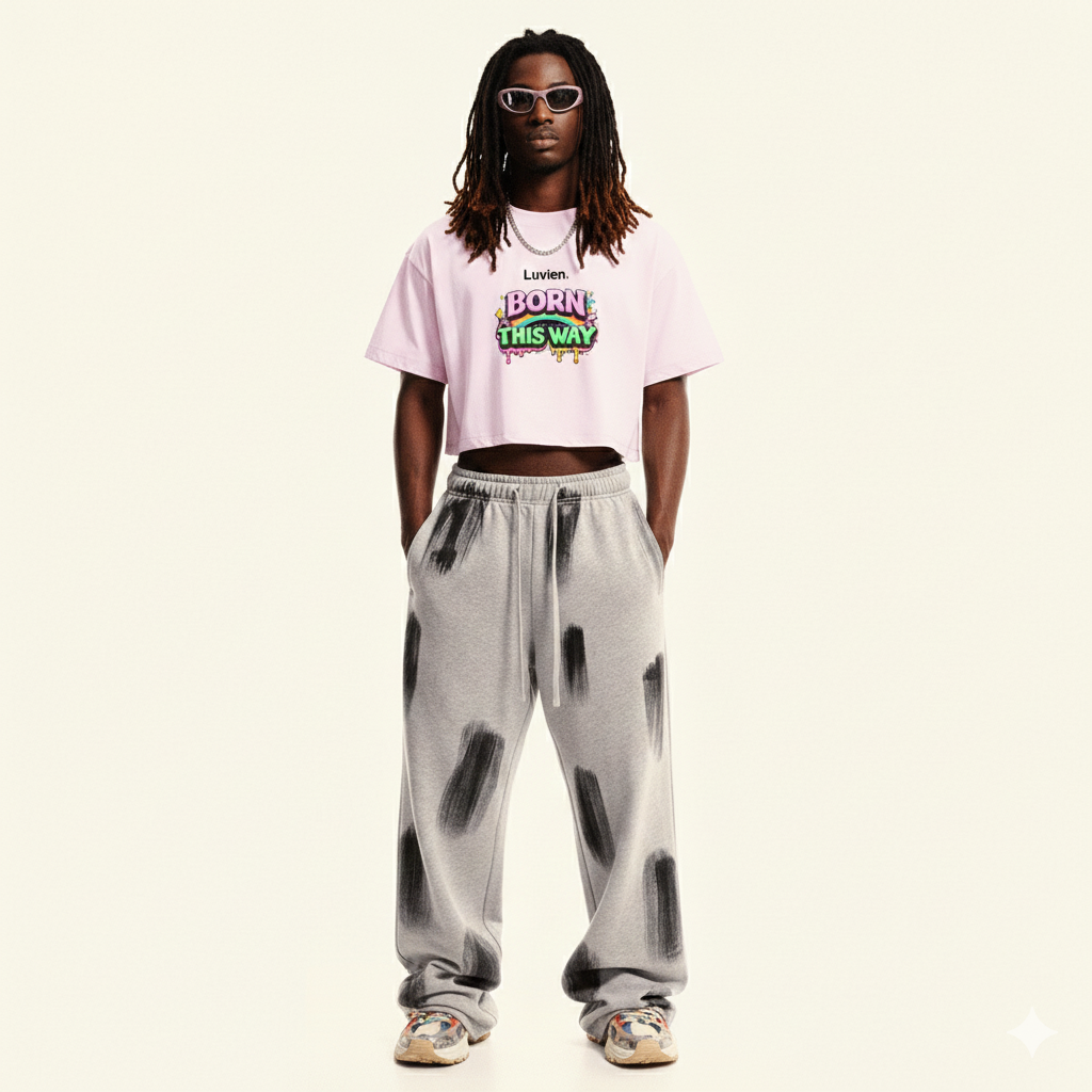 "Born this way" - Cropped Fit