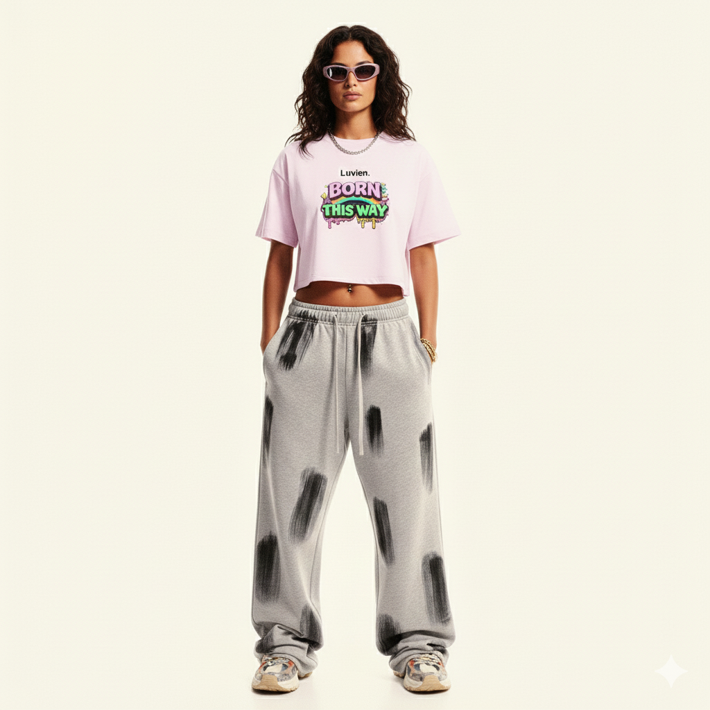 "Born this way" - Cropped Fit